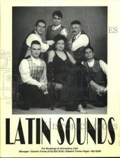 Press Photo Latin Sounds, Six Members of the band, Entertainers - sap23285