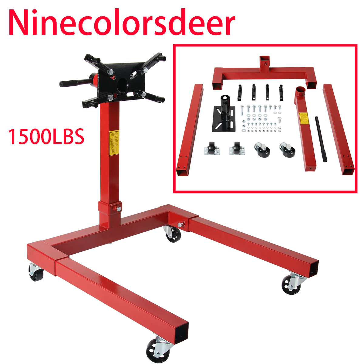 Torin Big Red Engine Stand Steel Rotating Engine Stand With 360 Degree ...