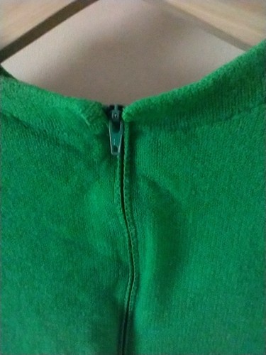 Vtg St. John Women's Santana Knit Sweater S Green Short Sleeve 90” Minimalist - Picture 5 of 8