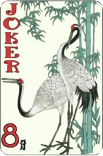 Mah Jongg Jong Mahjong 10 Joker Stickers Crane - Set #422C   ** Free Shipping **