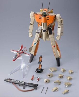 BANDAI DX Chogokin VF-1D Valkyrie & Fun Racer