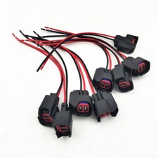 8x Fuel Injector Connector Wiring Plug Clips Ev6 Ev14 Uscar Pigtail Cutsplice