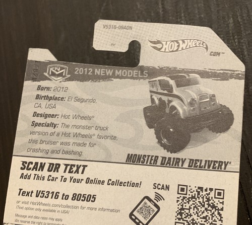 HOT WHEELS MONSTER DAIRY DELIVERY • 2012 NEW MODELS 🟢🟢 - Picture 10 of 11