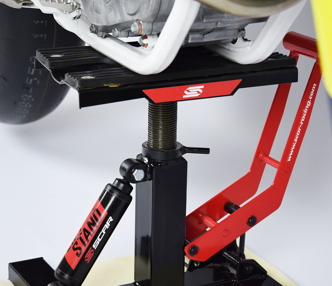 Lève moto ajustable SCAR pour béquille de stand cross trial - 2