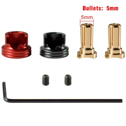 Metal Heatsink Bullet Plug Grips 4mm/5mm Bullets Set for Electric Screwdriver - Picture 14 of 16