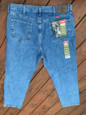 Wrangler Hero SZ 40x30 Mens Denim Jeans Regular Fit Straight Leg 100% Cotton NWT