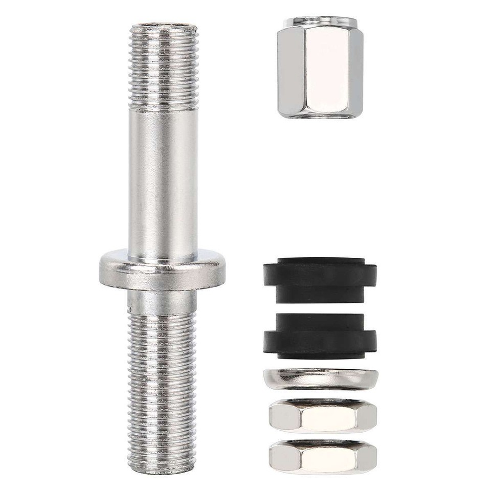 10-Pack Stainless Steel High-Pressure Tire Valve Stems – Bolt-in With Caps (1 Inch)