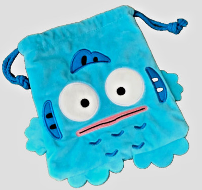Sanrio Hangyodon Kordelzugbeutel / Kosmetik Aufbewahrungstasche / Organizer Tasche