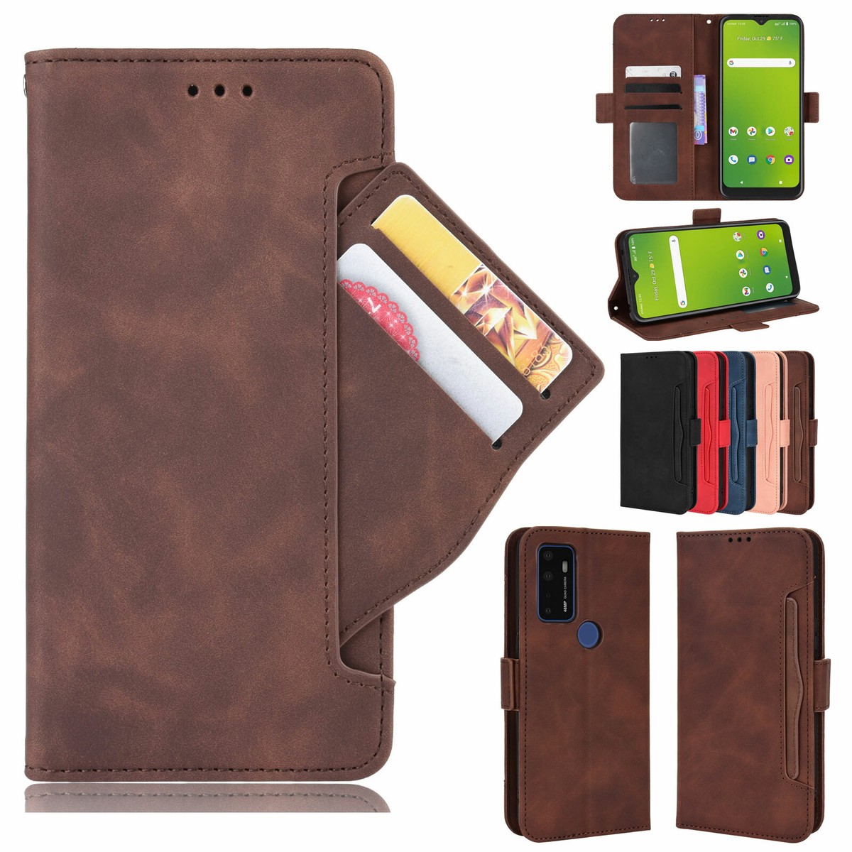 CELZEN Fondina in nylon per cellulare Cricket Dream 5G, Radiant CELZEN Fondina in nylon per cellulare Cricket Dream 5G, Radiant
