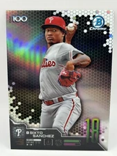 2019 Bowman Chrome Scouts Top 100 #BTP18 Sixto Sanchez Phillies NM QTY