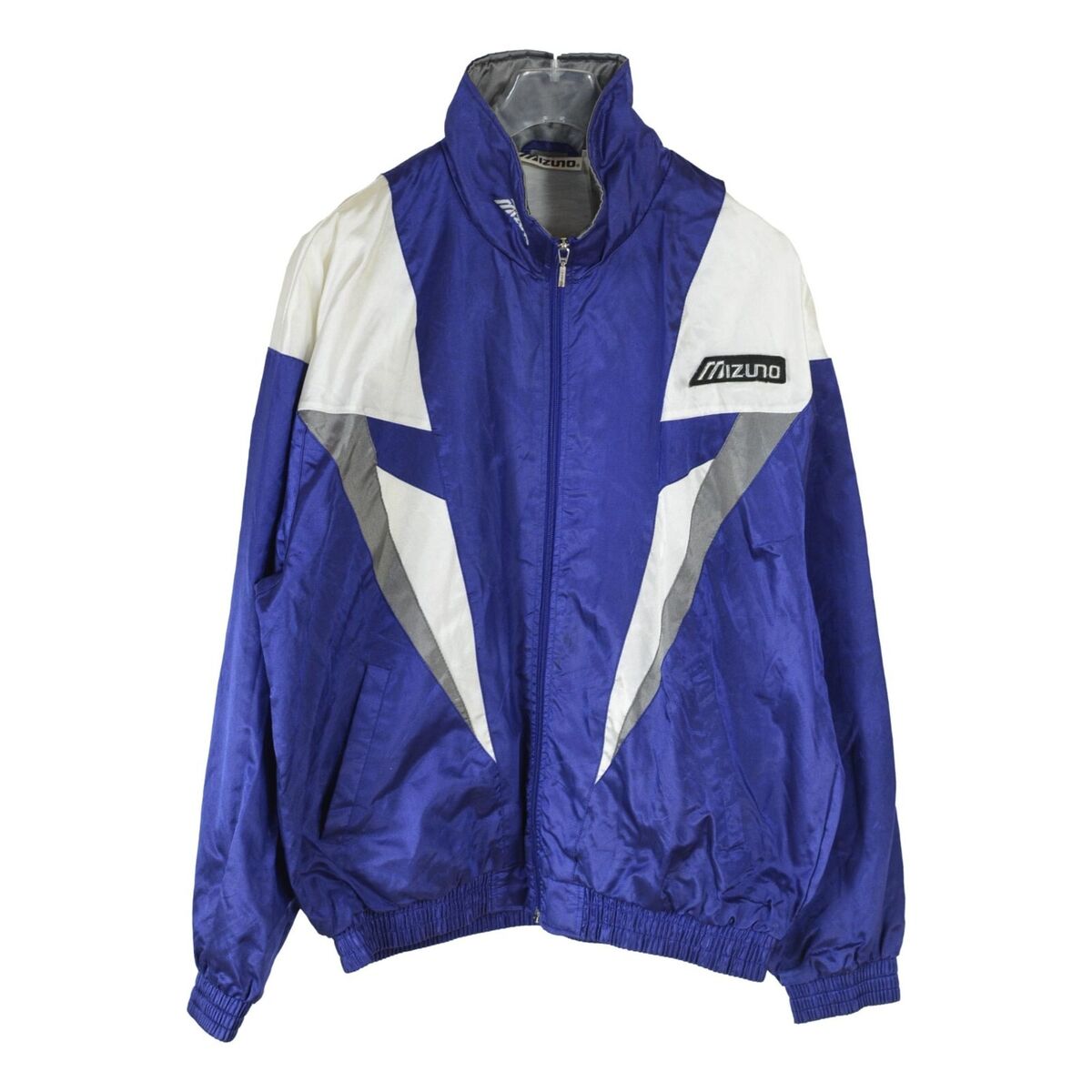 Vtg 80s Mizuno Track Jacket Colorblock Blue Tracksuit Top Vtg 80s Mizuno Track Jacket Colorblock Blue Tracksuit Top