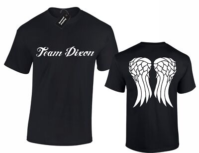 TEAM DIXON HERREN T-SHIRT WALKING DEAD ZOMBIES DARYL DIXON MICHONNE CAROL MICHONNE
