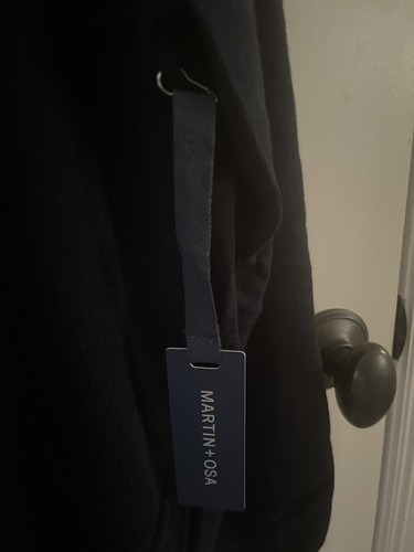 Martin + Osa Herren XL Sweater Pulli Schwarz Baumwolle Wolle V-Ausschnitt Neu mit Etikett - Bild 9 von 12