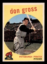 1959 Topps Baseball #228 Don Gross NM