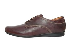 Taos 235073 Ideal Women's chocolate brown leather oxfords sz. 6-6.5 M EU37