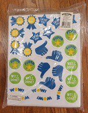 Adhesive Foam Reward Stickers - FREE SHIPPING -360 Assorted Foam Shapes/Words