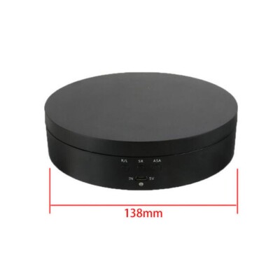 360 Degree Turntable Display Stand, 3 Speeds Electric Rotating Display Stand for