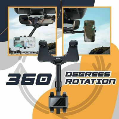 Generic 360 Car Rearview Mirror Phone Holder at Rs 70/piece in New Generic 360 Car Rearview Mirror Phone Holder at Rs 70/piece in New
