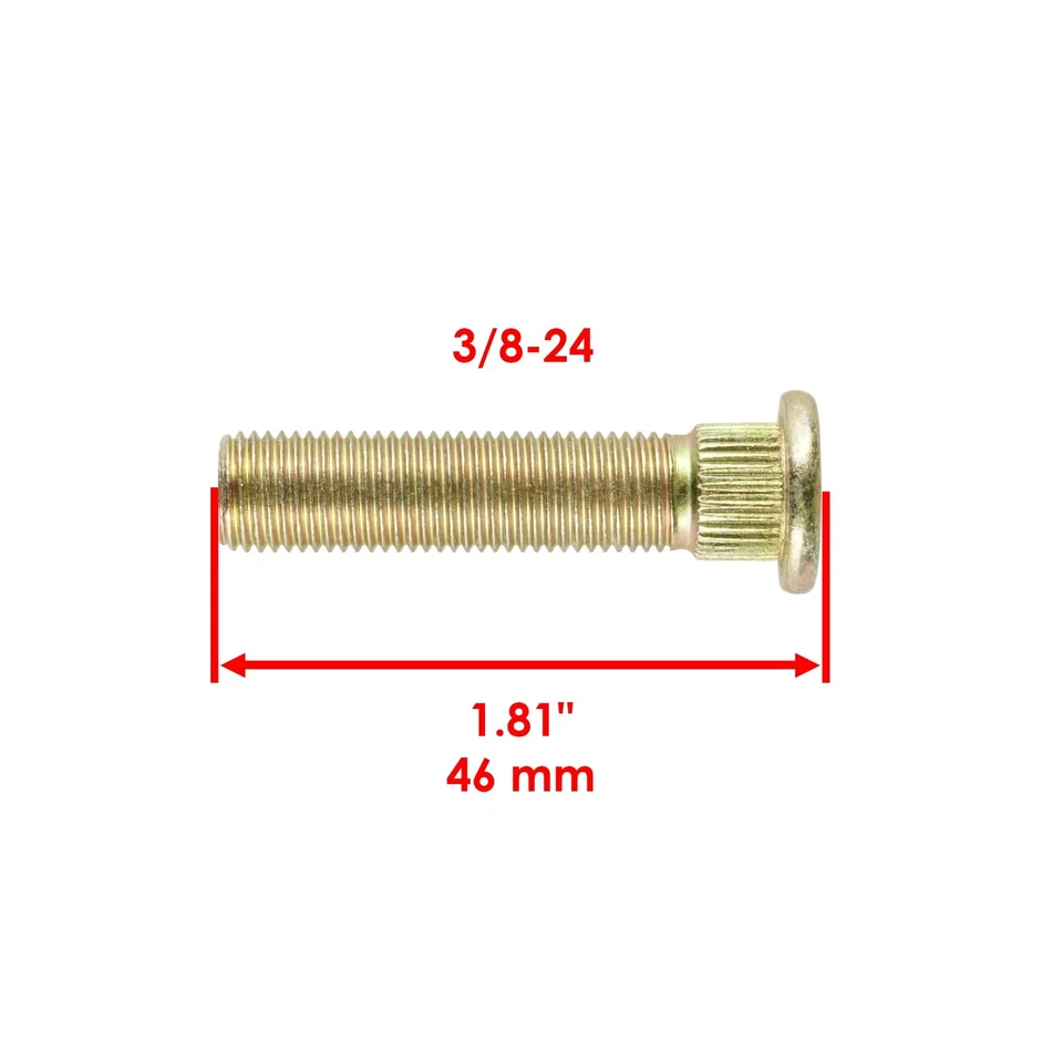 Disco y cojinete porta ruedas con pernos para Polaris RZR 570 TRAIL DIRECCIÓN ASISTIDA ELÉCTRICA 2015 2016 Foto 3 de 4