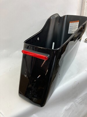 Harley vivid black 90200412 right side lower saddlebag