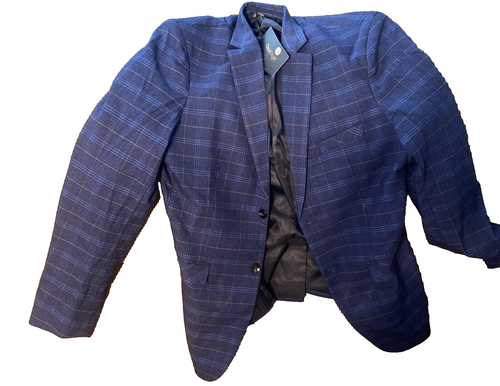 Cloudstyle blazer suit jacket mens xl sports coat blue formal wear