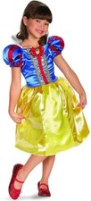 Snow White Sparkle Classic Disney Princess Fancy Dress Halloween Child Costume