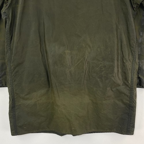 Barbour Border Wax Jacket Mens C40 Medium Green Classic Vintage Country Coat - Picture 8 of 18
