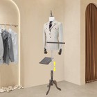 Male Mannequin Dress Half Body Adjustable Height About 150-180cm Male Mannequin