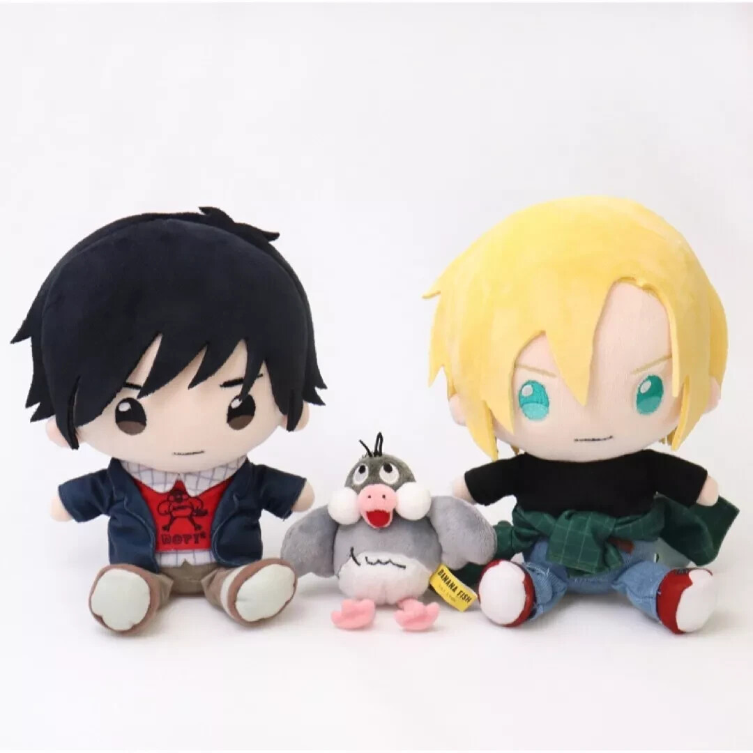 BANANA FISH Munyugurumi Plush Set Ash & Eiji & Norinori Japan