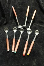 8 Fonduelöffel Löffel  Sossenlöffel Fondue Sauce kleiner Schöpflöffel , Kelle