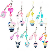 Sanrio Secret Strap Complete Set 8 Hello Kitty Kuromi Cinnamoroll My Melody
