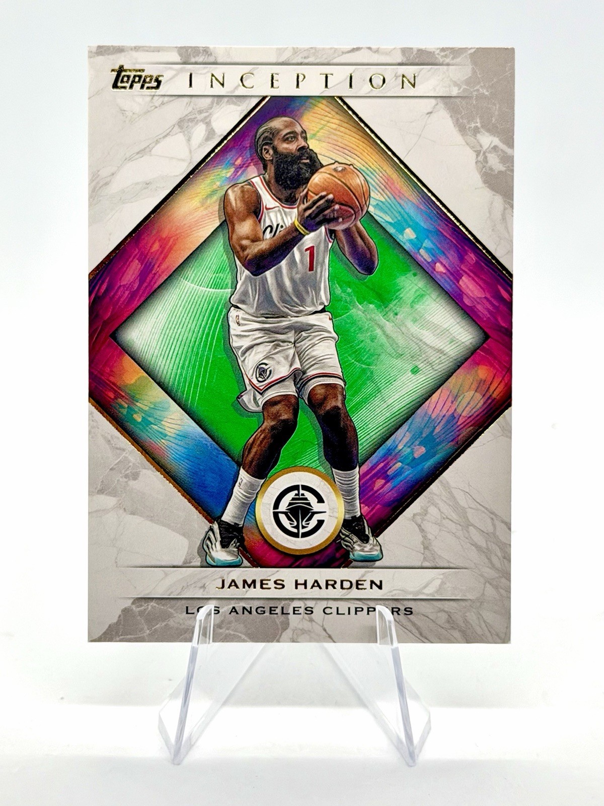 James Harden 2025-26 Topps Inception Green #43 Clippers / Cavs