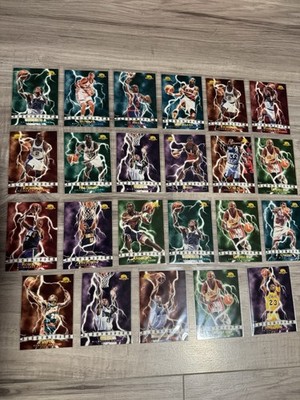1995-96 Skybox Electrified Card Lot 23 Cards Shaq Drexler Mutumbo Robinson Hill