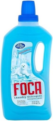 Foca Detergent Liquid 1 Litre (33.8 oz) 4 pack free shipping USA