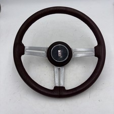 1979-85 Oldsmobile Toronado Chocolate Brown Leather Steering Wheel Cutlass 442 1979-85 Oldsmobile Toronado Chocolate Brown Leather Steering Wheel Cutlass 442