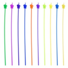 Teachers Pointer Stick, 30 Pcs Clear Teacher Hand Finger, 10 Colors Style 1