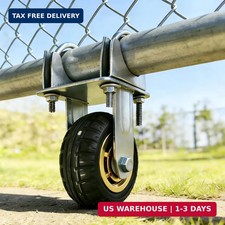 5 Inch Farm  Ranch Gate Support Wheel  For Metal Swing Gate, Chain Link Fence