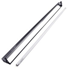 Aiicioo T5 UVB Lighting Combo Kit - Desert 10.0 Terrarium Hood Light Fixture 