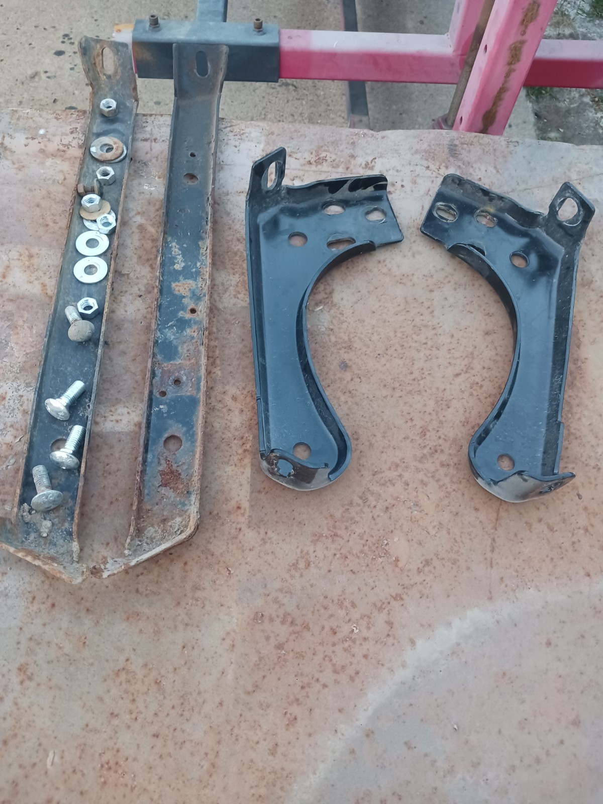 1994 2002 Dodge Ram 1500 3500 2500 FRONT BUMPER BRACKETS BRACKET SET OE OEM 1997