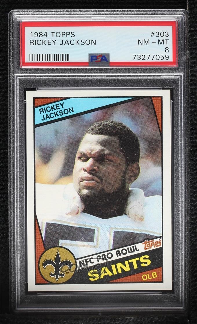 1984 Topps Rickey Jackson #303 PSA 8 HOF 0nr3
