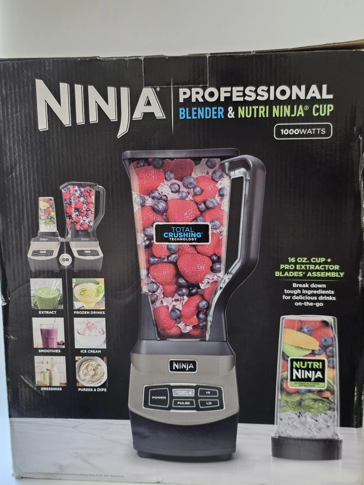 Ninja Professional BL660WM 72 oz Blender Nutri Cup 1000W