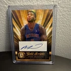2013-14 Panini Gold Scripts Andre Drummond Detroit Pistons Auto /50 #35