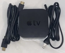 Apple TV (4th Generation) 64GB HD Media Streamer - A1625 w/Cords Tested