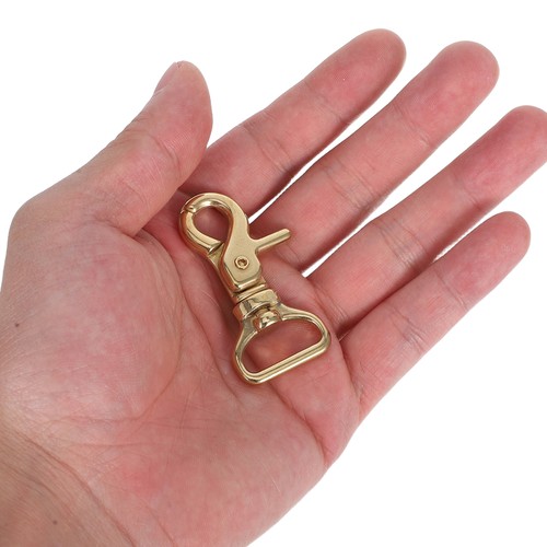 2 Pcs Lobster Keychain Clasp Brass Swivel Snap Hooks Bag Claw Clasps - Picture 12 of 12
