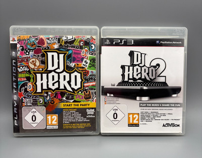 DJ Hero Sammlung Sony PlayStation 3 PS3 DJ Hero und DJ Hero 2 GUT mit Anleitung
