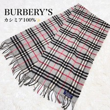 Burberry cashmere scarf in grey Nova check G331
