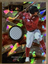 Panini Select Sparks Prizm Franklin Arias Boston Red Sox 2025 Memorabilia Card