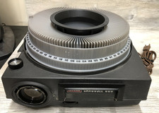 Kodak Carousel 600 Slide Projector w/Tray-Tested-No Remote