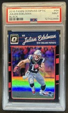 2016 Panini Donruss Optic Julian Edelman Black #/25 Patriots PSA 9