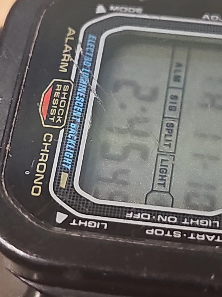 Casio DW-6800 módulo 1288 G-Shock 200m Reloj Digital Alarma Cronógrafo Hecho en Japón Foto 4 de 4